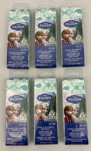 Lot 6 Disney Frozen Blanket Binding 2" W 4.75 Yards Anna Elsa Silhouette - Picture 1 of 5