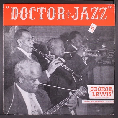 GEORGE LEWIS: doctor jazz DELMARK 12" LP 33 RPM Japan - Image 1 of 2