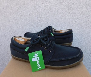 ZAPATOS DE BARCO SANUK NEGROS TKO SIDEWALK SURFISTA CON CORDONES, HOMBRES US 11/ EUR 44 ~ NUEVOS CON ETIQUETAS - Imagen 1 de 5