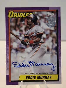 2025 Topps 1990 Topps Anniversary Autograph #90AU-EM Eddie Murray Auto Orioles - Picture 1 of 2