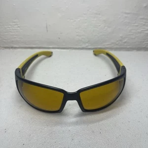 Polaroid Sunglasses Mens Tinted Yellow and Black Clean Frames Only Polarized - Picture 1 of 6