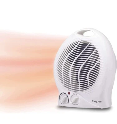 BEPER P203TER201 Termoventilatore da bagno con termostato regolabile - 2000W - Immagine 1 di 4