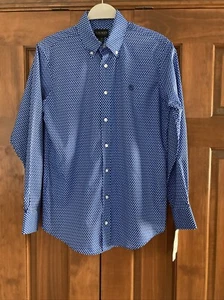 NWT Lauren Ralph Lauren Black Label Boys Button Up Shirt Size 18 - Picture 1 of 8