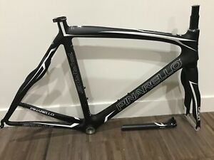 Pinarello Paris Di2 EPS Carbon Frameset 56cm NOS 2013 Rare Black White 721 Italy