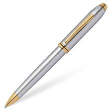 Cross Townsend Medalist Chrome Ballpoint Pen with 23KT Gold-Plated Appointments