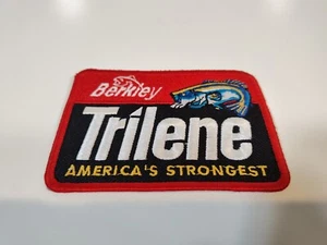 Berkley Trilene America’s Strongest Fishing Line Clothing Bag Patch 4" x 3" Fish - Picture 1 of 2