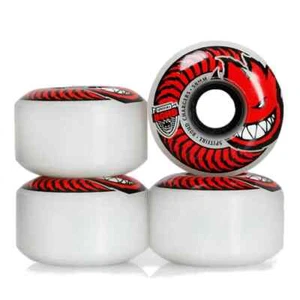 Cargadores de rueda Spitfire 80HD cónicos transparentes 58 mm rojos clásicos ruedas de patineta - Imagen 1 de 4
