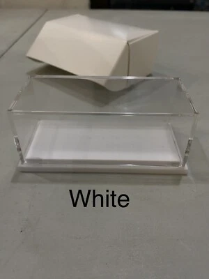 Vitrina Acrílica Diecast Modelo Coche Hot Wheels Matchbox Tomica BLANCO Foto 1 de 3