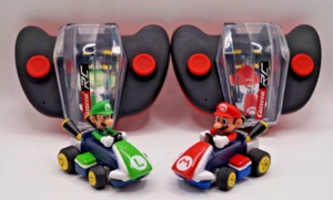 Carerra RC Mini Mario Kart MARIO & LUIGI For Parts or Repair Untested - Picture 1 of 20