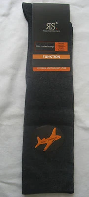 1 Paio Di Calze A Compressione Da Uomo Calze Da Viaggio Grigio 39 Fino A 46 - Immagine 1 di 3