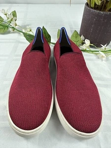 Rothy's The Original Slip On Sneaker Red Size 7.5 Women’s Comfortable - Picture 1 of 5
