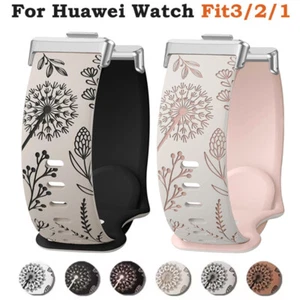 Pour Huawei Watch Fit 4 Pro 3 2 1 Bracelet Sport Silicone Bracelet de Remplacement - Photo 1 sur 22