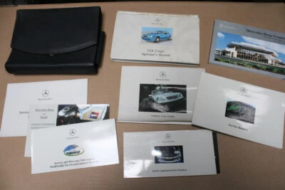 Mercedes W208 CLK320 CLK430 2001 cupé manual del propietario conjunto de libros OEM Foto 1 de 4
