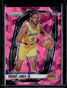 2024-25 Panini Prizm #243 Bronny James Jr. Rookie Pink Ice Prizm Lakers (56F) - Picture 1 of 2