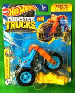 2024 Hot Wheels Monster Truck HWMT Trike HW Freestyle Wreckers Mattel FYJ44 RARE - Picture 1 of 4