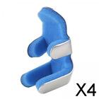 4x Verstellbare Fingerschiene Fixierschiene Sttzgurt Blau