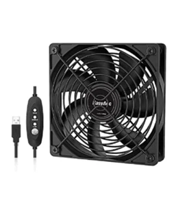 EasyAcc USB FAN Cooling Fan 120mm Computer Case Fans Axial Fan DC 5V Powered - Picture 1 of 2