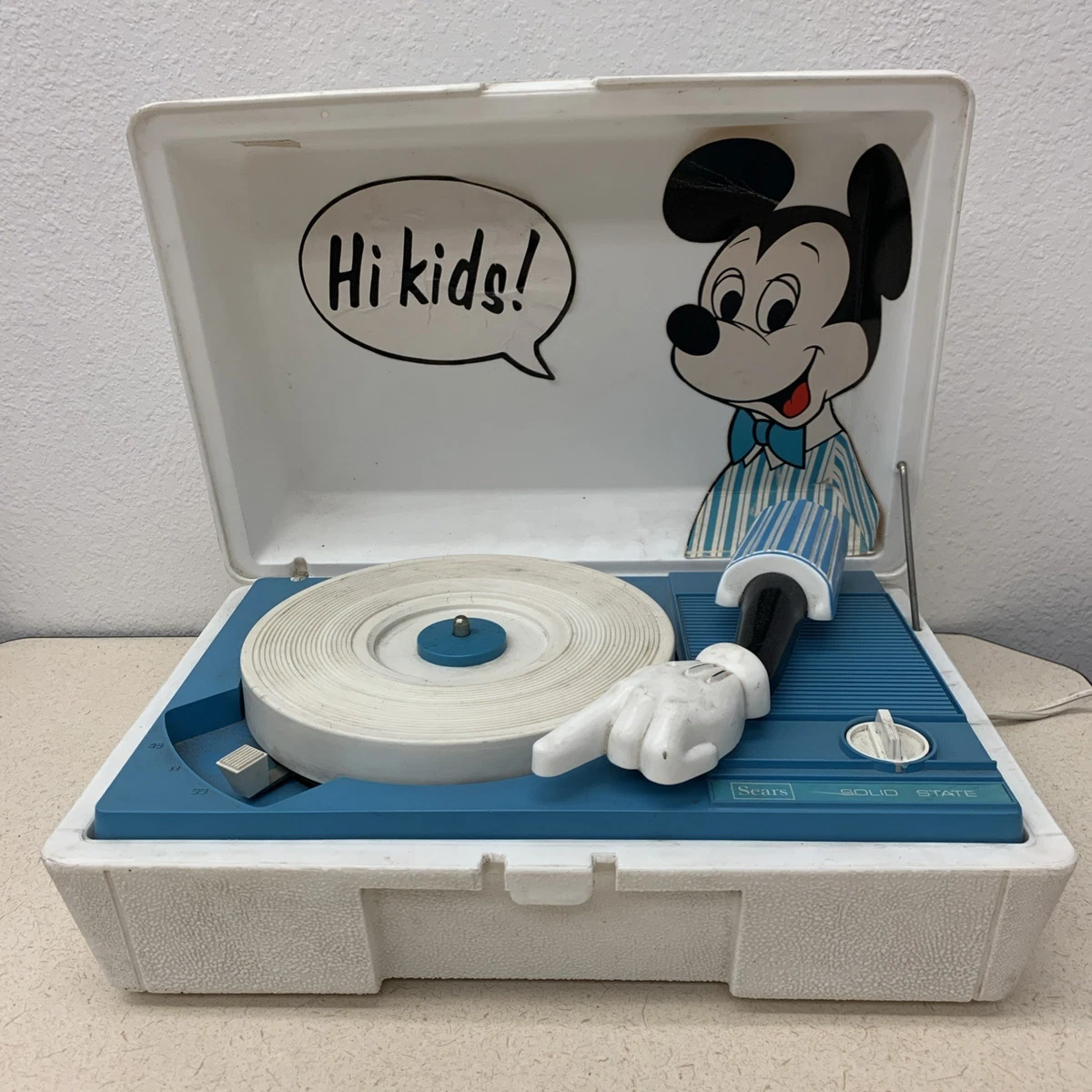 Mickey Mouse Record Player In Vintage Record Players for sale | eBay