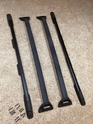 💥 02 - 13 CHEVY AVALANCHE COMPLETE LUGGAGE CARRIER ROOF RACK ASSEMBLY CROSSBARS Foto 1 de 4