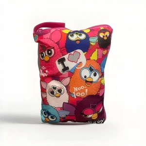 Furby Hide N' Sleep Cushion Zipup Bag for Phone, Headphones & More - Picture 1 of 3