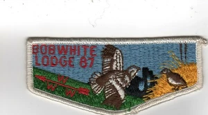 Bob White Lodge 87 S3 Flap Pre-fdl cb Georgia-Carolina Augusta GA - Picture 1 of 1