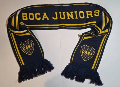 RHINOX BOCA JUNIORS CABJ OFFICIALLY LICENSED SCARF/BUFANDA XENEIZES ARGENTINA SOCCER