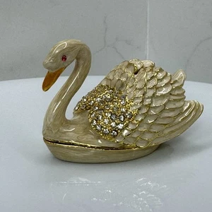 Portagioie cigno oro e panna - Foto 1 di 12