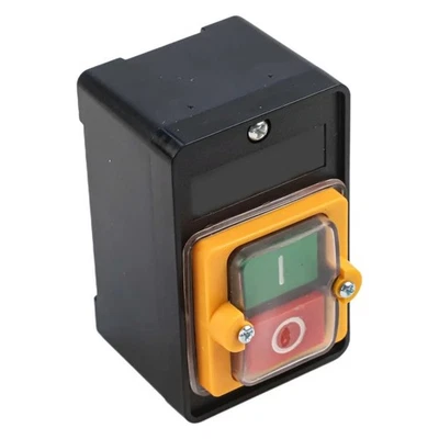 Machine Switch Button Waterproof Motor Start Stop Push On Off AC220V/380V 10A - Image 1 of 4