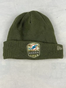 Miami Dolphins New Era On Field Salute to Service Beanie Cuffed Knit Hat - Picture 1 of 4