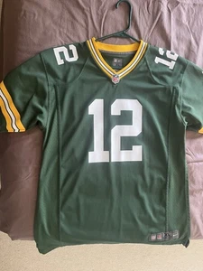 Nike On Field Aaron Rodgers 12 Jersey Youth XL Green Bay Packers NFL Football - Picture 1 of 4
