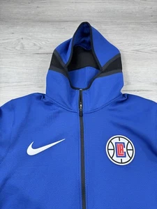 Los Angeles Clippers Jacket Mens XL Blue Team Issued Pro Cut Jersey Nike NBA - Picture 1 of 10