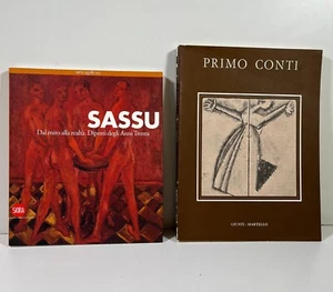 lotto di 2 cataloghi: SASSU - PRIMO CONTI - Picture 1 of 8