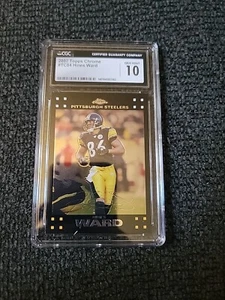 2007 Topps Chrome Football Hines Ward #TC84 - CGC 10 - GS91 - Picture 1 of 2