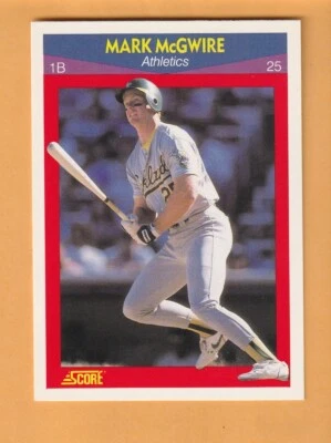 Mark McGwire Oakland A's 1990 Score 100 Superstars #25 USC Trojans 2E - Image 1 of 2