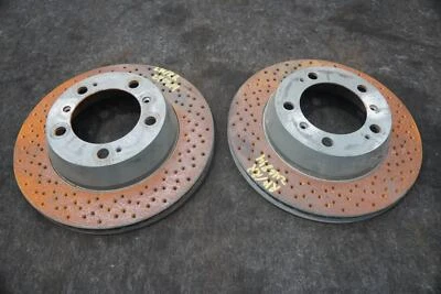 Set Rear Left Right Disc Brake Rotor 98735240301 OEM Porsche Cayman Boxster 987 - Image 1 of 4