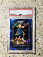 2022-23 Panini Prizm Chet Holmgren /125 RC Rookie Blue Ice PSA 9 OKC #266