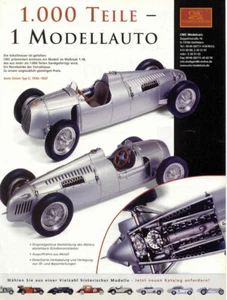 CMC WERBESEITE AUTO UNION TYP C in 1-18.....Zeitungsanzeige... #0305f - Bild 1 von 1