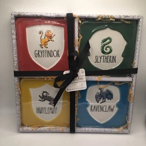 Harry Potter Wizarding World Drink Coasters Set Of 4 New In Package Heavy Duty - Picture 1 of 2
