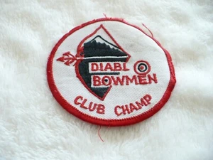 MV- DIABL BOWMEN CLUB CHAMP PARCHE #20792 (FLECHA DE ARCO Y OBJETIVO) - Imagen 1 de 5