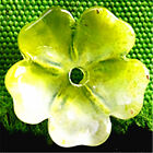T20906 13x5mm Beautiful Rock Crystal flower Pendant bead