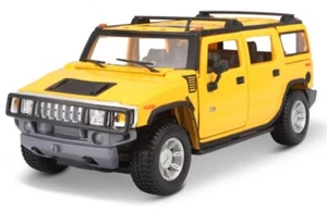 AMC HUMMER H2 SUV - 2003 - yellow - Maisto 1:27 - Foto 1 di 6