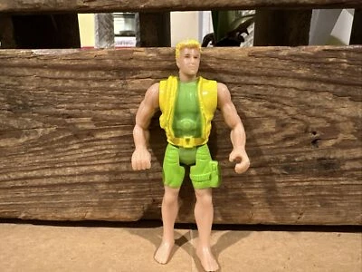 Figura de acción Scuba Diver verde amarillo aguas profundas surfista 4" pulgadas Foto 1 de 2