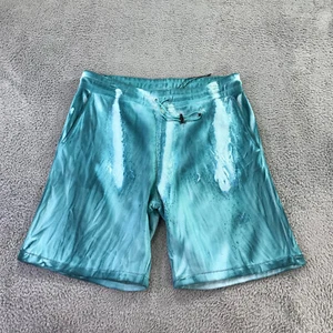Scotch & Soda Shorts Mens Medium Tie Dye Ombre Blue Sweat Shorts Gym Active - Picture 1 of 11