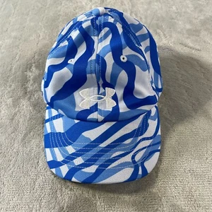 Under Armour Hat Cap Girls One Size Blue White Lightweight Fishing Outdoor - Picture 1 of 9