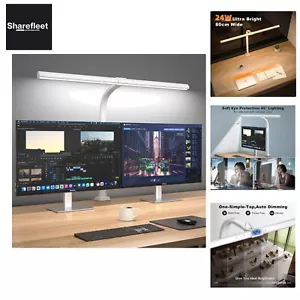 Schreibtischlampe LED Dimmbar, 24W Schreibtischlampe klemmbar für Homeoffice,... - Bild 1 von 11