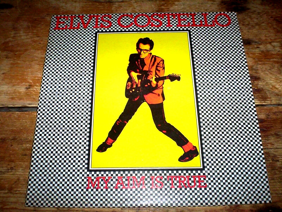 ELVIS COSTELLO ( MY AIM IS TRUE ) ORIG 1977 DEBUT vinyl LP # JC35037 w/ "Alison" - Image 1 of 1