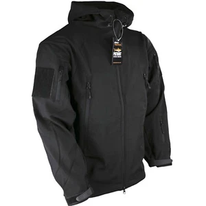 Chaqueta táctica de carcasa suave Kombat UK Patriot - negra - Imagen 1 de 4