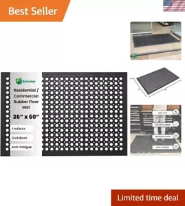 Anti Fatigue Rubber Floor Mat Non-Slip Restaurant Mat for Floors Bar Drainage... - Picture 1 of 11
