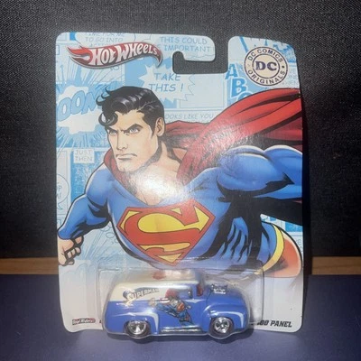 Hot Wheels DC Comics Superman '56 Ford F-100 Panel 2012 Real Riders Hotwheels  - Image 1 of 4