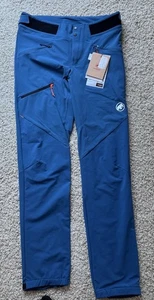 Pantalone da trekking uomo blu mammut taglia 34 nuovo con etichetta - Foto 1 di 5